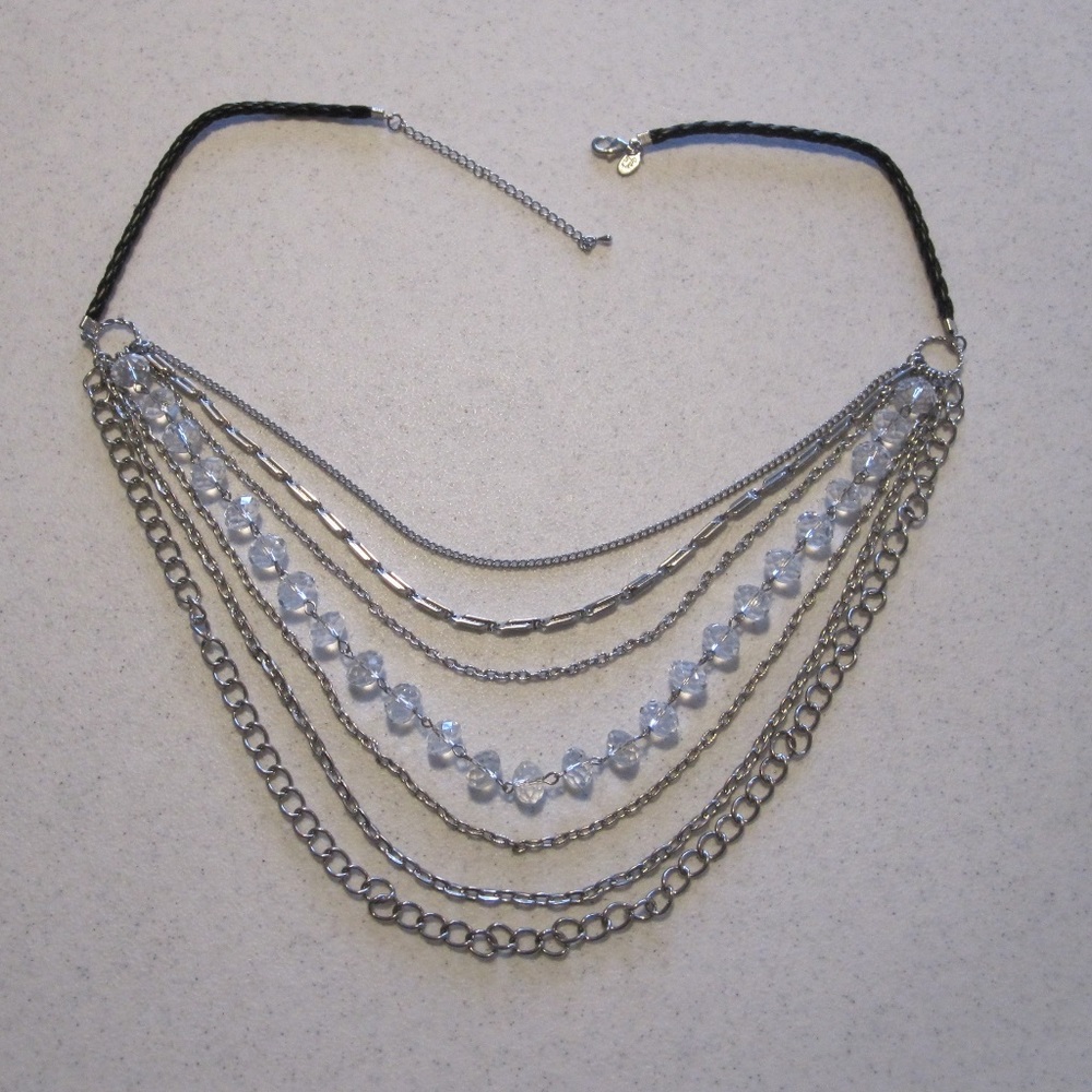 Seven strand Cotia Log necklace